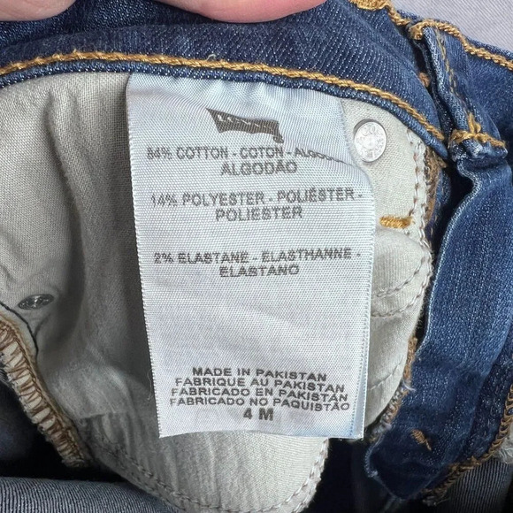 Levi's‎ 512 Bootcut Perfectly Slimming Wide Leg Denim Jeans Size 4M - Picture 8 of 9